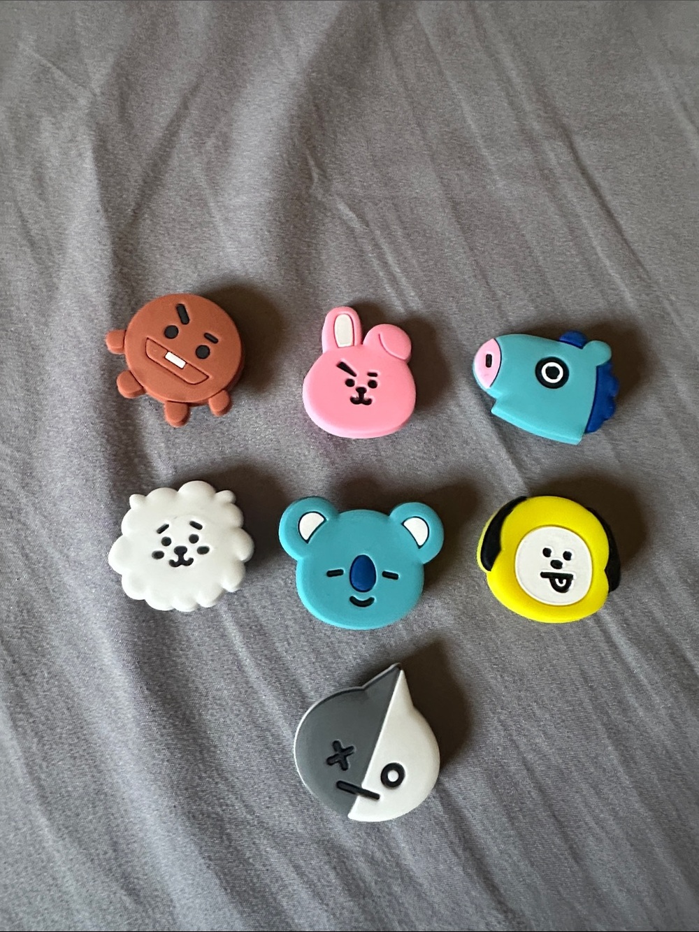 BT21 Crocs Jibbitz Set